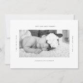 Minimal perfekte Ankündigung für kundenspezifische (Vorderseite)