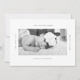 Minimal perfekte Ankündigung für kundenspezifische