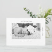 Minimal perfekte Ankündigung für kundenspezifische (Stehend Vorderseite)