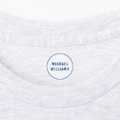 Minimal Personalisierte Boy Name Closing Etiketten (Befestigt)