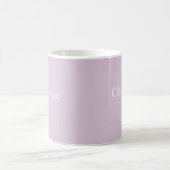 Minimal personalisierte Namens-Tasse Kaffeetasse (Mittel)