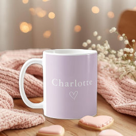 Minimal personalisierte Namens-Tasse Kaffeetasse