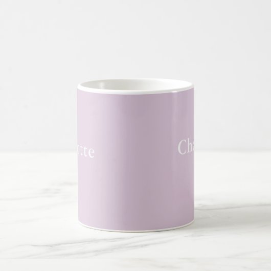 Minimal Personalized Name Mug Kaffeetasse (Mittel)