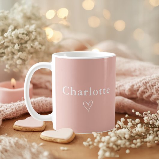 Minimal Personalized Name Mug Kaffeetasse