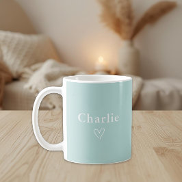 Minimal Personalized Name Mug Kaffeetasse
