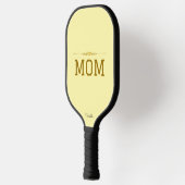 Minimal Personalized Pickleball Mom Custom Name  Schläger (Links)