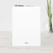 Minimal Photo Birthday Keepsake Brother-in-law Karte (Rückseite)