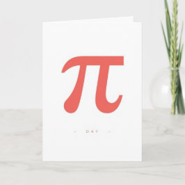 Minimal Pi Day Symbol Design – Modern Math Graphic Karte