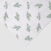 Minimal Pine Corporate Christmas Pattern Seidenpapier (Detail)