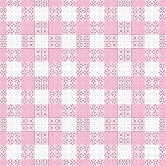 Minimal Pink Plaid Curtain Modern Bath Style Duschvorhang