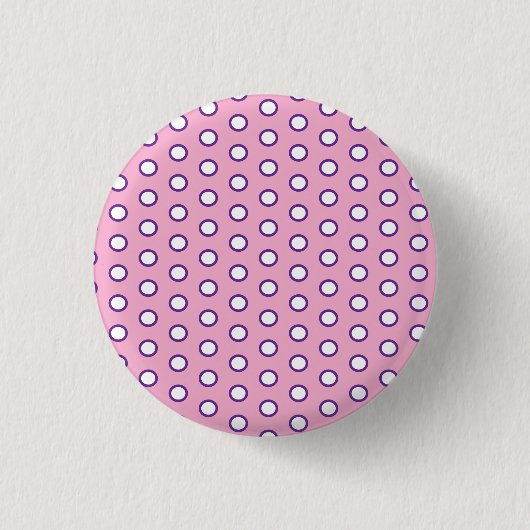 Minimal Polka Dot buttom  Button (Vorderseite)