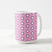 Minimal Polka Dot coffee mug Kaffeetasse (VorderseiteRechts)