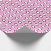 Minimal Polka Dot wrapping paper Geschenkpapier (Ecke)