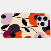 Minimal Poppy Bloom Case-Mate iPhone Hülle (Rückseite (Horizontal))