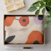 Minimal Poppy Bloom Seidenpapier (Geschenk)