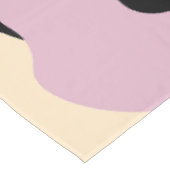 Minimal Poppy Bloom Tischdecke (Schrägansicht)