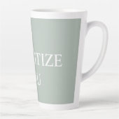 Minimal Priorisieren Sie Zitat Asche Farbe Milchtasse (Rechts)