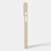 Minimal Priorisieren Sie Zitat Beige Case-Mate iPhone Hülle (Rückseite / Links)