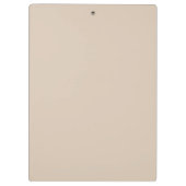 Minimal Priorisieren Sie Zitat Beige Klemmbrett (Rückseite)