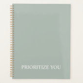 Minimal Prioritize You Quote Ash Colour Planer (Vorderseite)