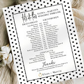 Minimal Punkt Skripttext Hochzeitstag Zeitachse