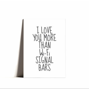 Minimal Punny Happy Valentines Day Feiertagskarte