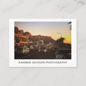 Minimal QR Code Vintage Photographer Visitenkarte (Vorderseite)