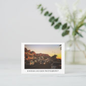 Minimal QR Code Vintage Photographer Visitenkarte (Stehend Vorderseite)