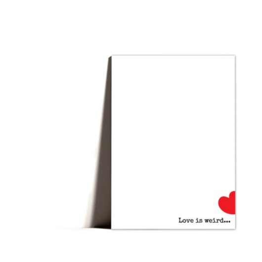 Minimal Quirky Happy Valentines Day Feiertagskarte