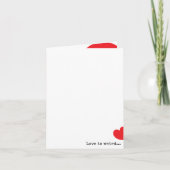 Minimal Quirky Happy Valentines Day Feiertagskarte (Vorderseite)
