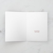 Minimal Rainbow Weihnachtskarte Feiertagskarte (Innenseite)
