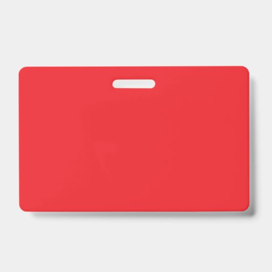 “Minimal Red Workspace Flat Lay” Ausweis (Vorderseite)