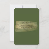 Minimal Regency Era Soft Willow Tree Dankeskarte (Rückseite)