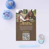 Minimal Reitunterricht für Kinder Flyer (Einzeln)