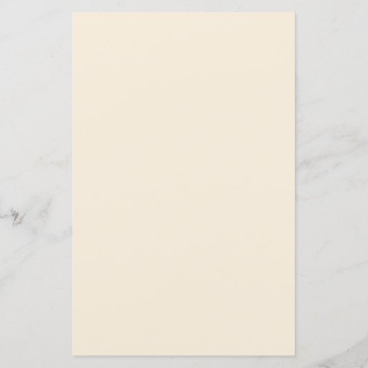 Minimal Retro Cream Schreibmaschine Custom Wedding (Rückseite)