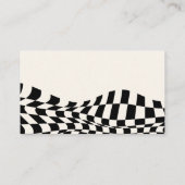 Minimal Retro schwarzes Geld Hochzeitsregister Begleitkarte (Rückseite)