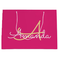 Minimal Rosa Monogramm Name Brautparty Bevorzugung