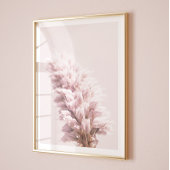 Minimal rosa nahe Blumenfotografie Wandkunst Poster