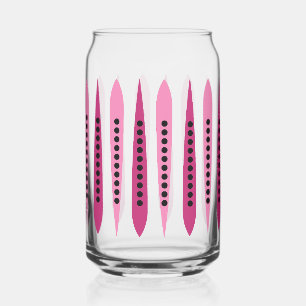 Minimal rosa Retro Inspiriert Dosenglas