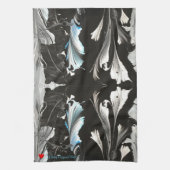 Minimal Rotes Herz White Black Original Garten Geschirrtuch (Vertikal)