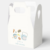 Minimal rustikale Par-Tee-Cookie Kinderdusche Geschenkschachtel (Geöffnet)