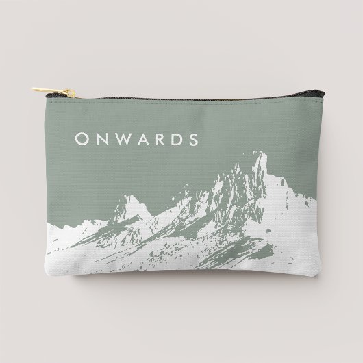 Minimal Rustikales Abenteuer Blasses Leben Zubehörtasche