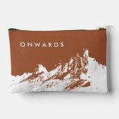 Minimal Rustikales Abenteuer Siena Zubehörtasche (Rückseite)