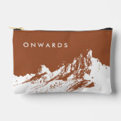 Minimal Rustikales Abenteuer Siena Zubehörtasche (Vorderseite)