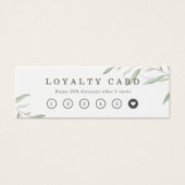 Minimal rustikales Logo Firmenkarte (Vorderseite)