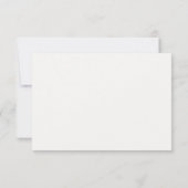 Minimal Sage Green Botanical RSVP Card (Rückseite)