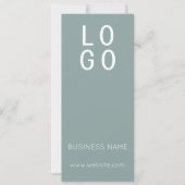 MINIMAL SAGE GREEN BUSINESS LOGO GIFT BESCHEINIGUN (Vorderseite)