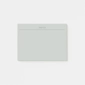 Minimal Sage Green Memo Planner Post-it Post-it Klebezettel (Vorderseite)