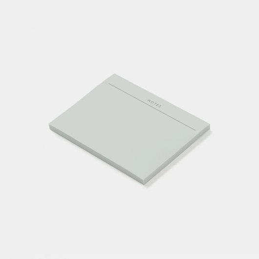 Minimal Sage Green Memo Planner Post-it Post-it Klebezettel (angewinkelt)