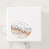 Minimal Salt Lake City Utah Wasserfarbenprägung Geschenkanhänger (Beispiel)